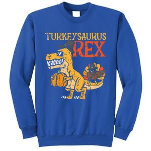 Funny Turkeysaurus Rex Dab Turkey Dino Thanksgiving Sweatshirt