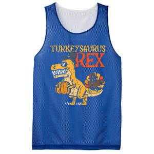 Funny Turkeysaurus Rex Dab Turkey Dino Thanksgiving Mesh Reversible Basketball Jersey Tank