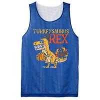 Funny Turkeysaurus Rex Dab Turkey Dino Thanksgiving Mesh Reversible Basketball Jersey Tank