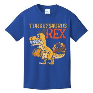 Funny Turkeysaurus Rex Dab Turkey Dino Thanksgiving Kids T-Shirt