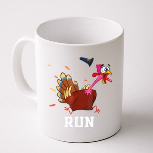 Funny Turkey Run Costume Thanksgiving Running Turkey Trot Coffee Mug