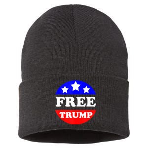 Free Trump Release President Trump Free Trump Sustainable Knit Beanie