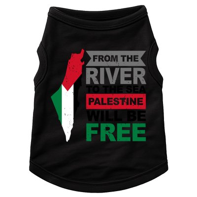 From The River To The Sea Palestine Will Be Free Doggie Tank