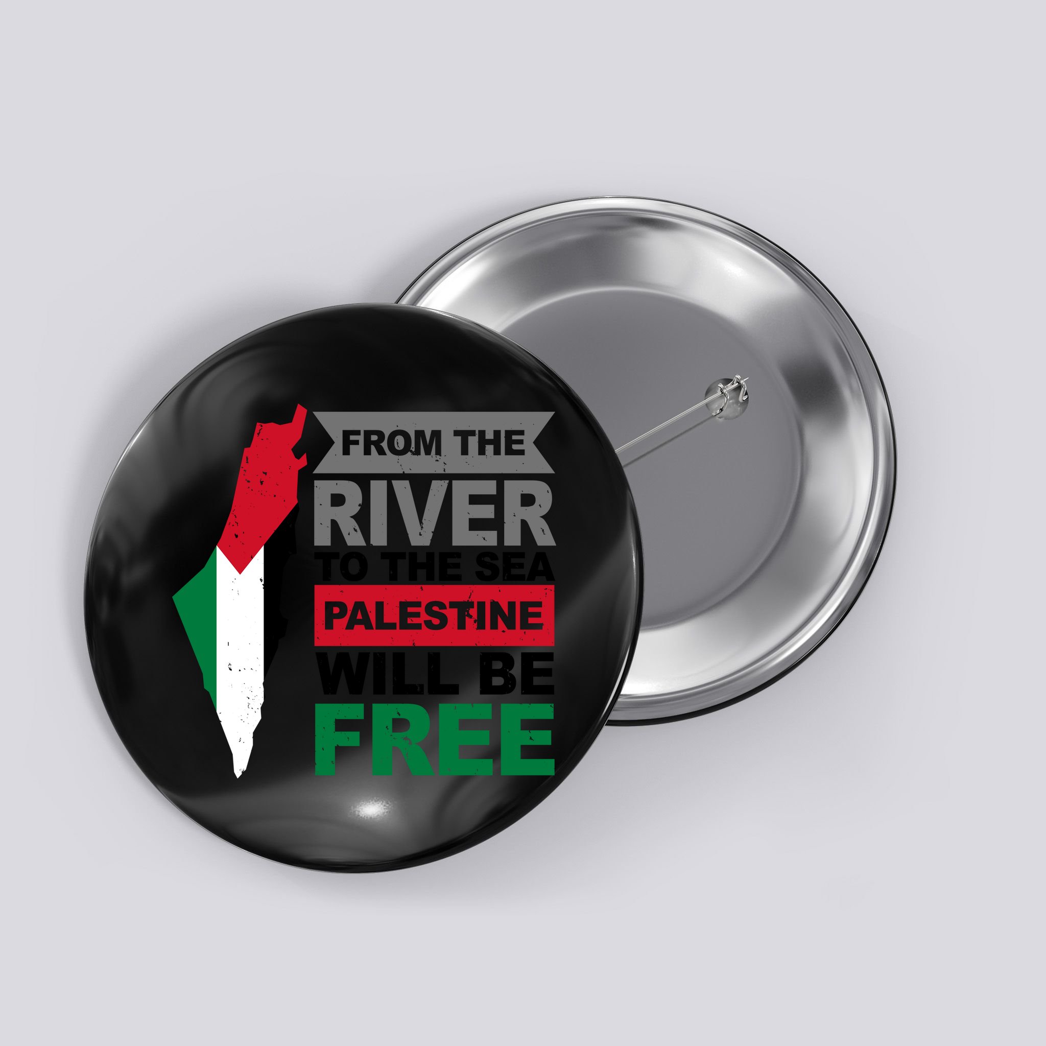 From The River To The Sea Palestine Will Be Free Button