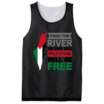 From The River To The Sea Palestine Will Be Free Mesh Reversible Basketball Jersey Tank