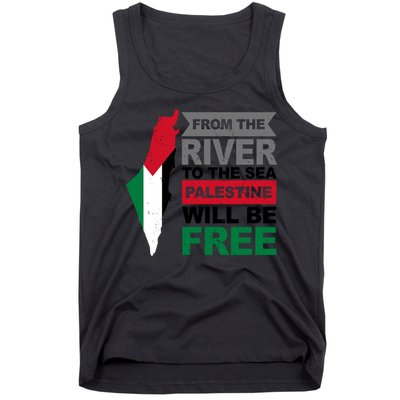 From The River To The Sea Palestine Will Be Free Tank Top