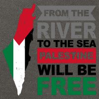 From The River To The Sea Palestine Will Be Free Cotton Canvas Backpack