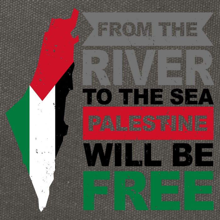 From The River To The Sea Palestine Will Be Free Cotton Canvas Backpack
