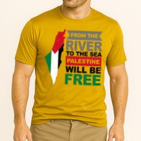 From The River To The Sea Palestine Will Be Free Cooling Performance Crew T-Shirt