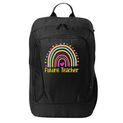 Future Teacher Rainbow City Backpack