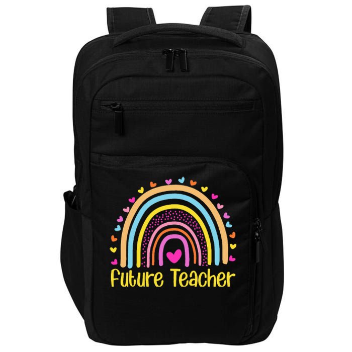 Future Teacher Rainbow Impact Tech Backpack