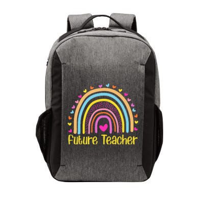 Future Teacher Rainbow Vector Backpack