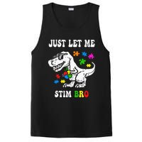 Funny T Rex Dino Dinosaur Sunglasses Just Let Me Stim Bro PosiCharge Competitor Tank