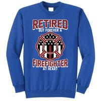 Firefighter Thin Redline For Retired Firefighter Or Fire Meaningful Gift Tall Sweatshirt