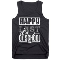 Funny Teacher School Happy Last Day Of School Humor Groovy Tank Top