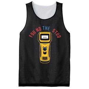 Found The Stud Funny For Women Electritian Plumber Mesh Reversible Basketball Jersey Tank