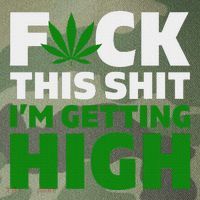 Fuck This Shit IM Getting High Funny Marijuana Weed Stoner Legacy Tie Dye Trucker Hat