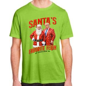 Funny Trump SantaS Favorite Felon Since 2024 Christmas Xmas Adult ChromaSoft Performance T-Shirt