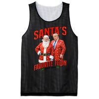 Funny Trump SantaS Favorite Felon Since 2024 Christmas Xmas Mesh Reversible Basketball Jersey Tank