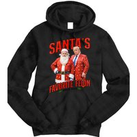 Funny Trump SantaS Favorite Felon Since 2024 Christmas Xmas Tie Dye Hoodie