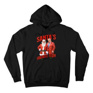 Funny Trump SantaS Favorite Felon Since 2024 Christmas Xmas Tall Hoodie