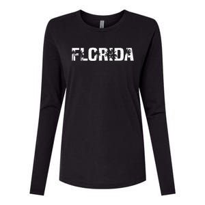 Florida The Sunshine State Womens Cotton Relaxed Long Sleeve T-Shirt