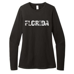 Florida The Sunshine State Womens CVC Long Sleeve Shirt