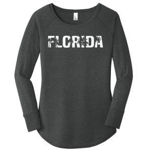 Florida The Sunshine State Women's Perfect Tri Tunic Long Sleeve Shirt