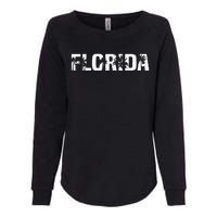 Florida The Sunshine State Womens California Wash Sweatshirt