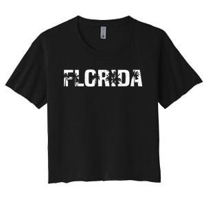 Florida The Sunshine State Women's Crop Top Tee