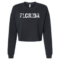 Florida The Sunshine State Cropped Pullover Crew