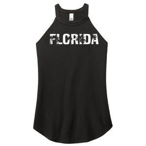 Florida The Sunshine State Women's Perfect Tri Rocker Tank