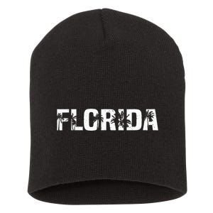 Florida The Sunshine State Short Acrylic Beanie