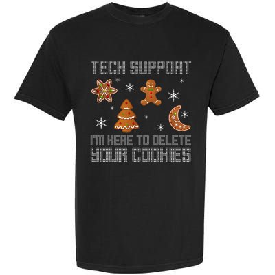 Funny Tech Support IM Here To Delete Your Cookies Christmas Comfort Colors T-Shirt