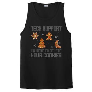 Funny Tech Support IM Here To Delete Your Cookies Christmas PosiCharge Competitor Tank