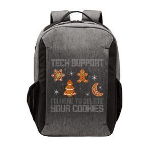 Funny Tech Support IM Here To Delete Your Cookies Christmas Vector Backpack