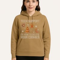 Funny Tech Support IM Here To Delete Your Cookies Christmas Hoodie