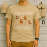 Funny Tech Support IM Here To Delete Your Cookies Christmas T-Shirt