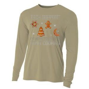 Funny Tech Support IM Here To Delete Your Cookies Christmas Cooling Performance Long Sleeve Crew