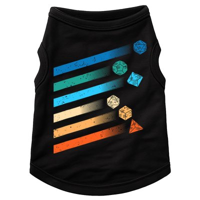 Funny Tabletop Shirt Dice For Dragons D20 RPG Gamer Tabletop Doggie Tank