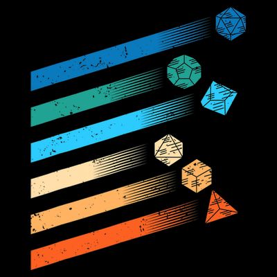 Funny Tabletop Shirt Dice For Dragons D20 RPG Gamer Tabletop T-Shirt