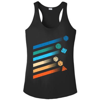 Funny Tabletop Shirt Dice For Dragons D20 RPG Gamer Tabletop Ladies PosiCharge Competitor Racerback Tank