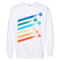 Funny Tabletop Shirt Dice For Dragons D20 RPG Gamer Tabletop Garment-Dyed Sweatshirt