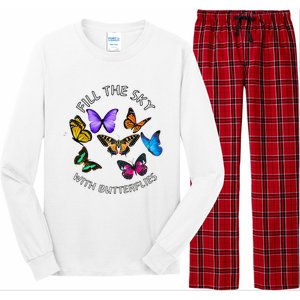 Fill The Sky With Butterflies Long Sleeve Pajama Set