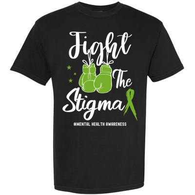 Fight The Stigma Tal Health Awareness May Green Ribbon Gift Comfort Colors T-Shirt