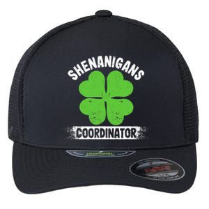 Funny Teacher St Patrick's Day Irish Shenanigans Coordinator Flexfit Unipanel Trucker Cap