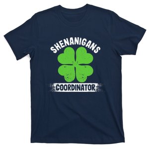 Funny Teacher St Patrick's Day Irish Shenanigans Coordinator T-Shirt