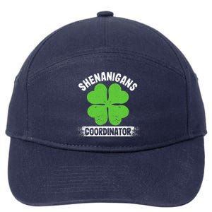 Funny Teacher St Patrick's Day Irish Shenanigans Coordinator 7-Panel Snapback Hat