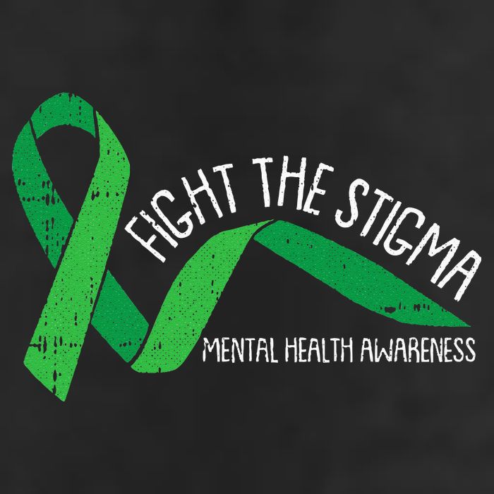 Fight The Stigma Mental Health Awareness Green Ribbon Adult Drive Performance Visor
