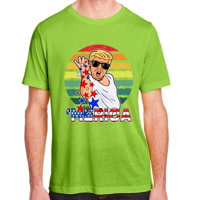 Funny Trump Salt Merica Freedom 4th Of July Great Gift Adult ChromaSoft Performance T-Shirt